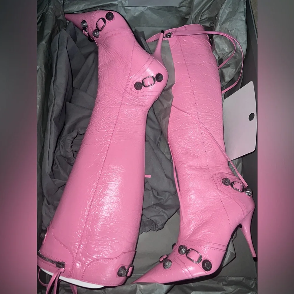 Balenciaga Cagole Knee High Boot size 8.5 US - Picture 8 of 9